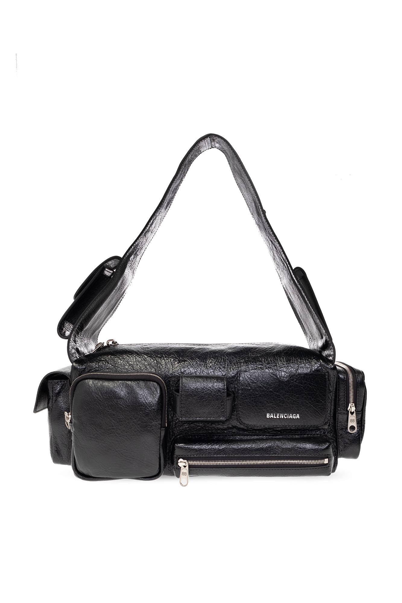 Balenciaga 'superbusy Small' Shoulder Bag in Black | Lyst
