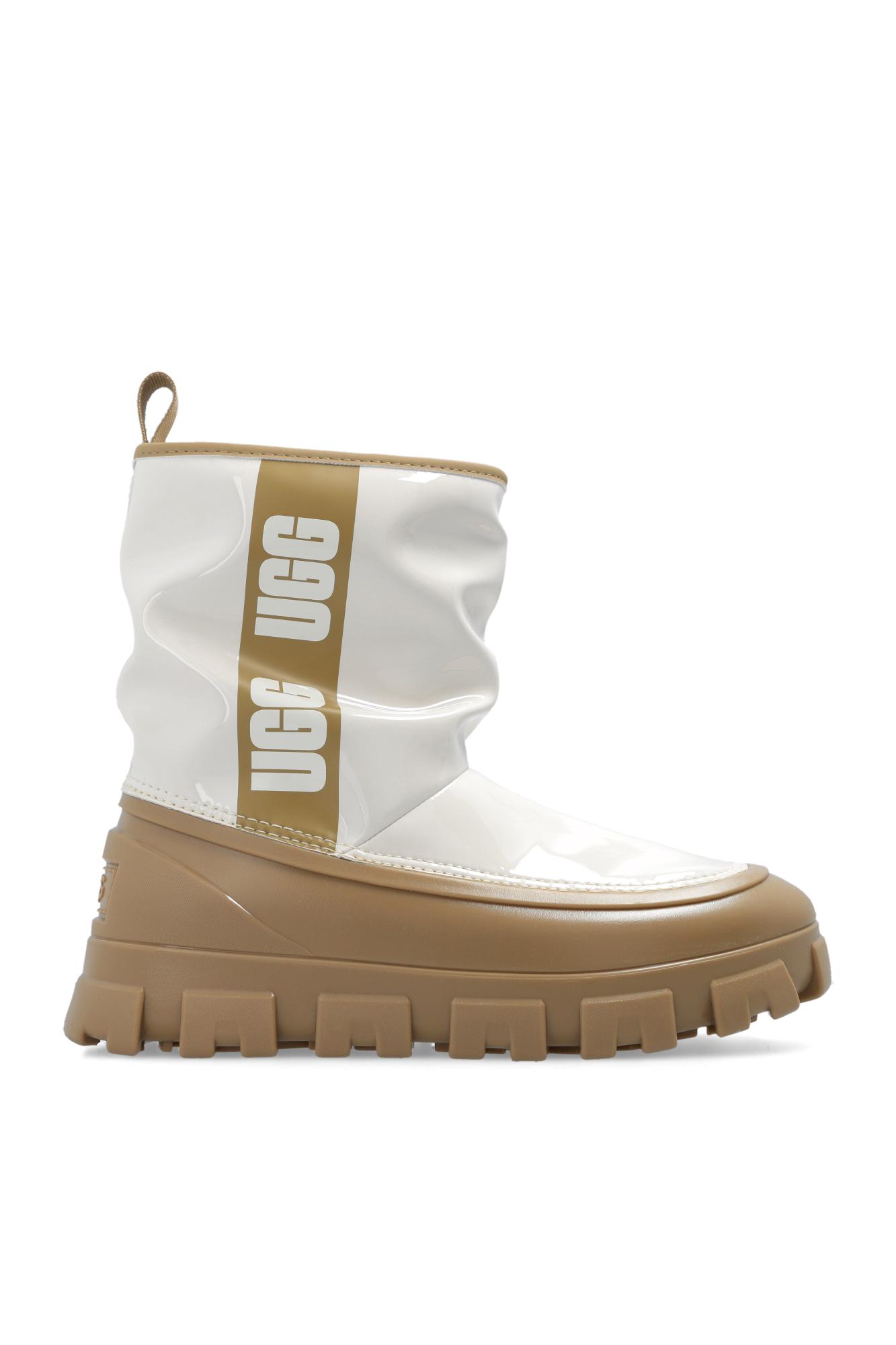 UGG 'brellah Mini' Ankle Snow Boots in White | Lyst UK