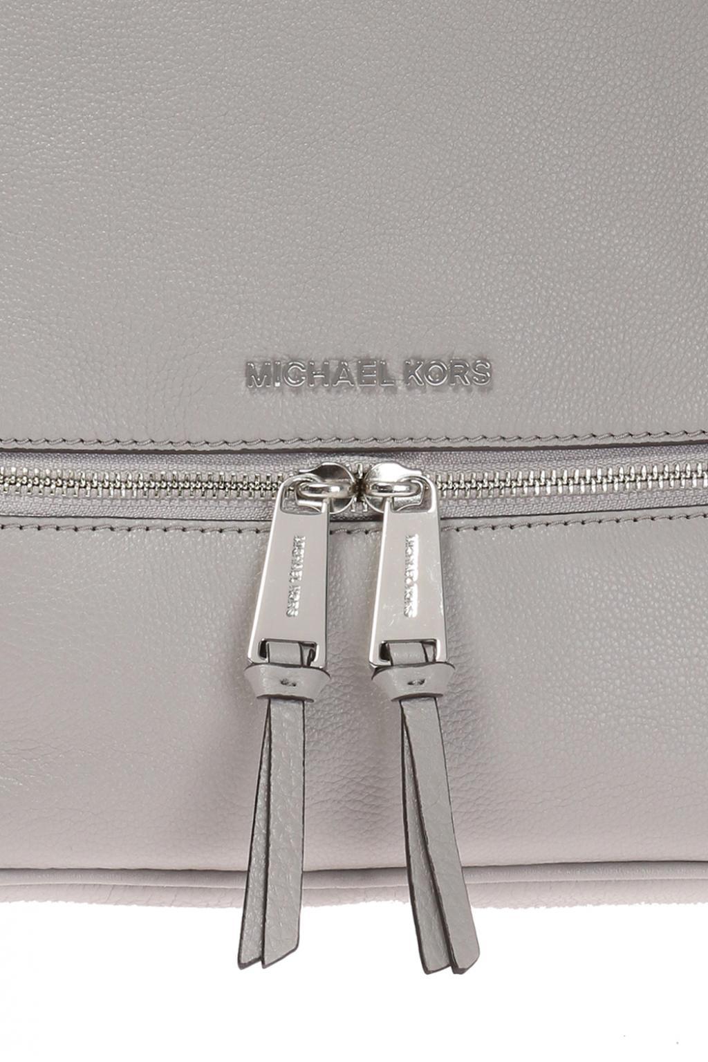 michael kors grey backpack