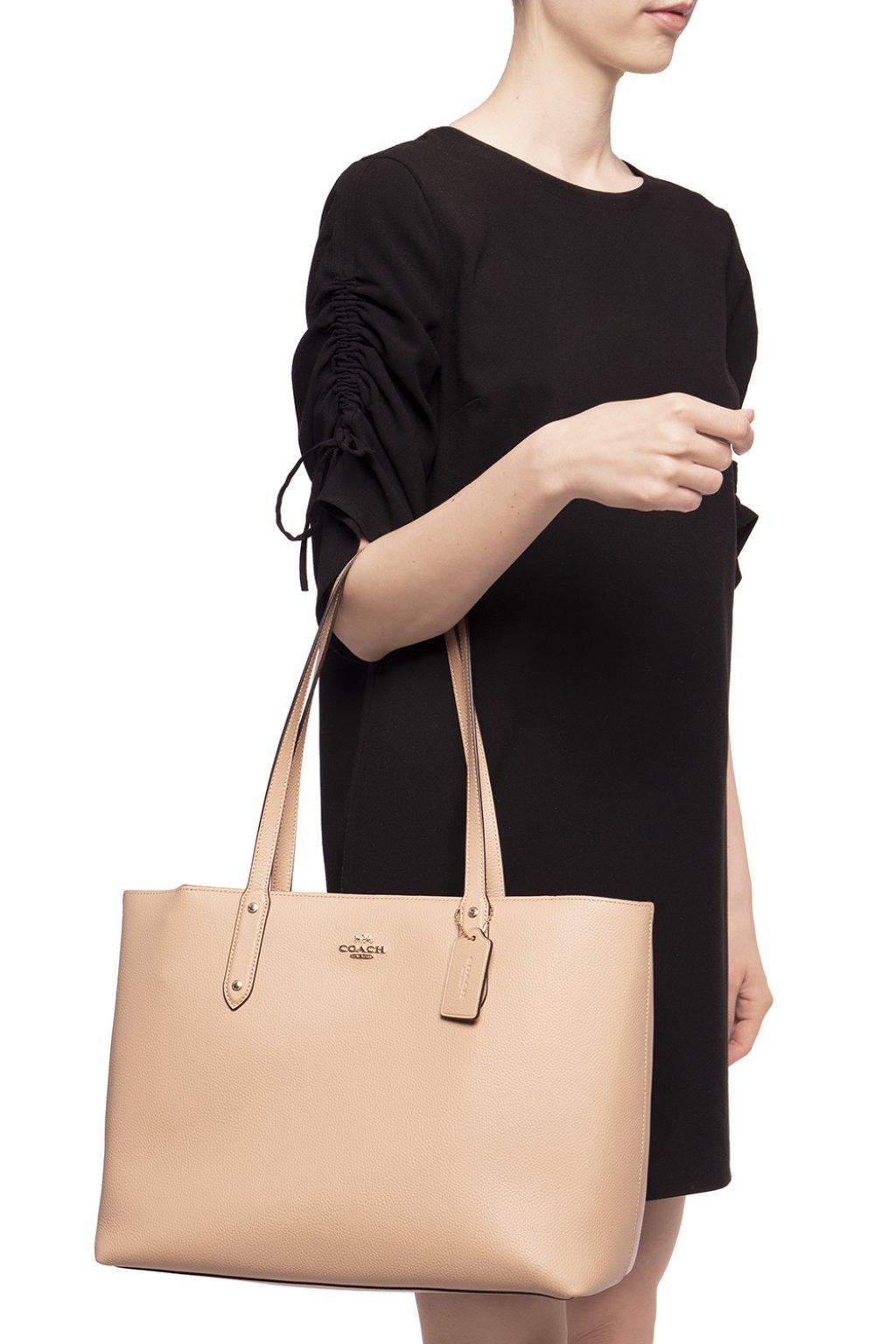 COACH 'central' Tote Bag Beige in Natural | Lyst