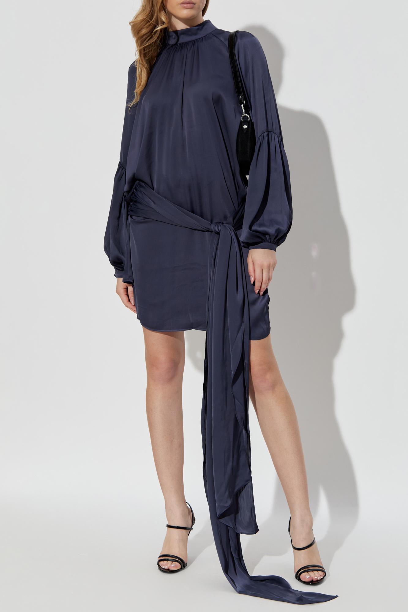 rotate blue dress Rotate Women's Sequins Puff Sleeve Dress main image 1