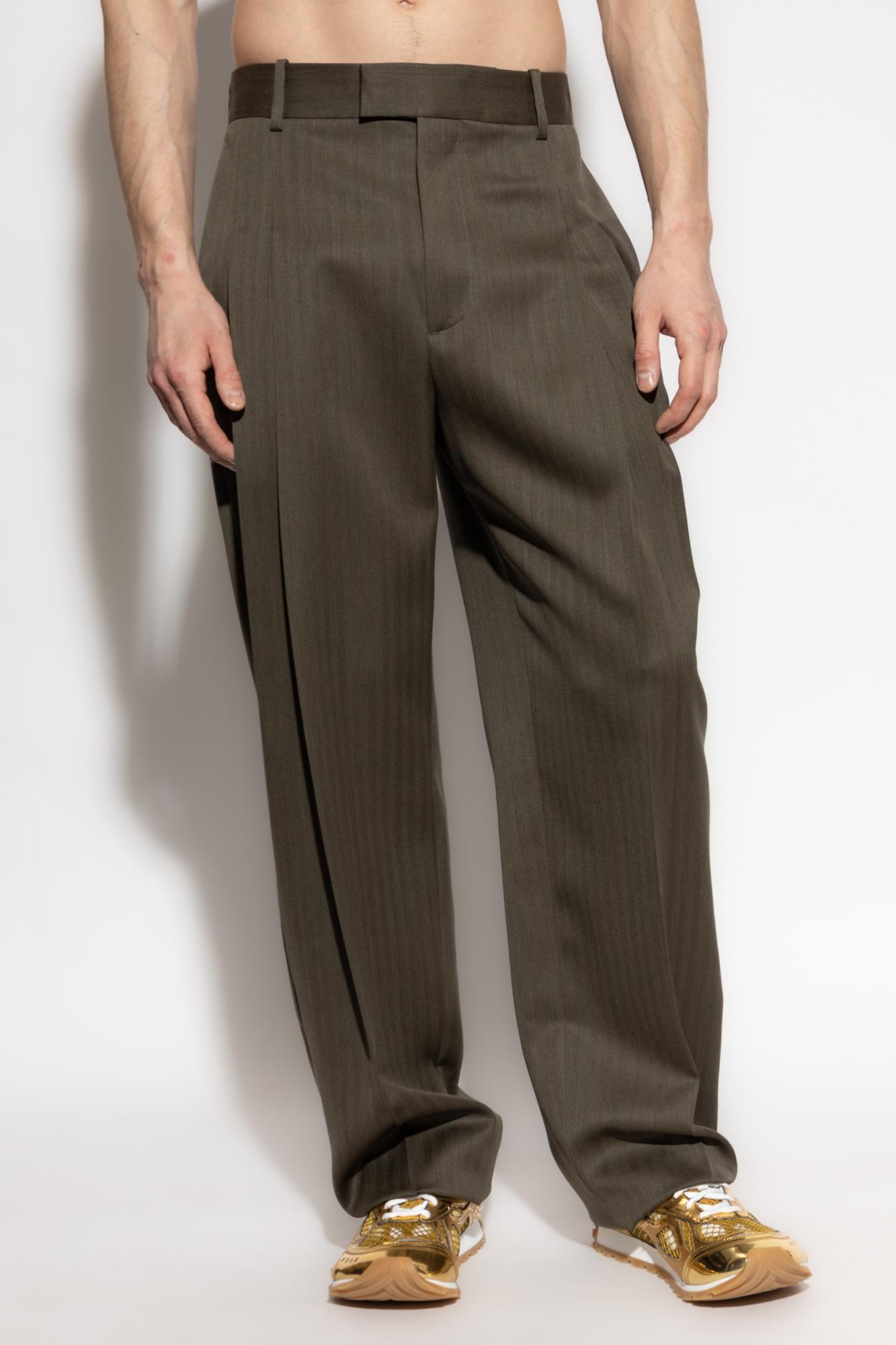 【関税&送料込】Bottega Veneta Wool Trousers Bottega Veneta Curved Wool Trousers | Saks Fifth Avenue