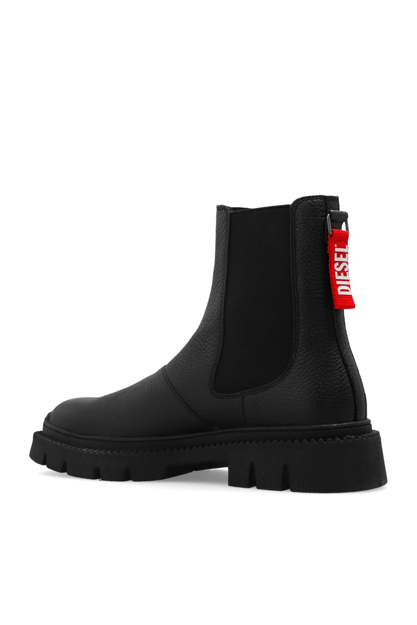 DIESEL 'd-troit Ch' Chelsea Boots in Black for Men Lyst UK