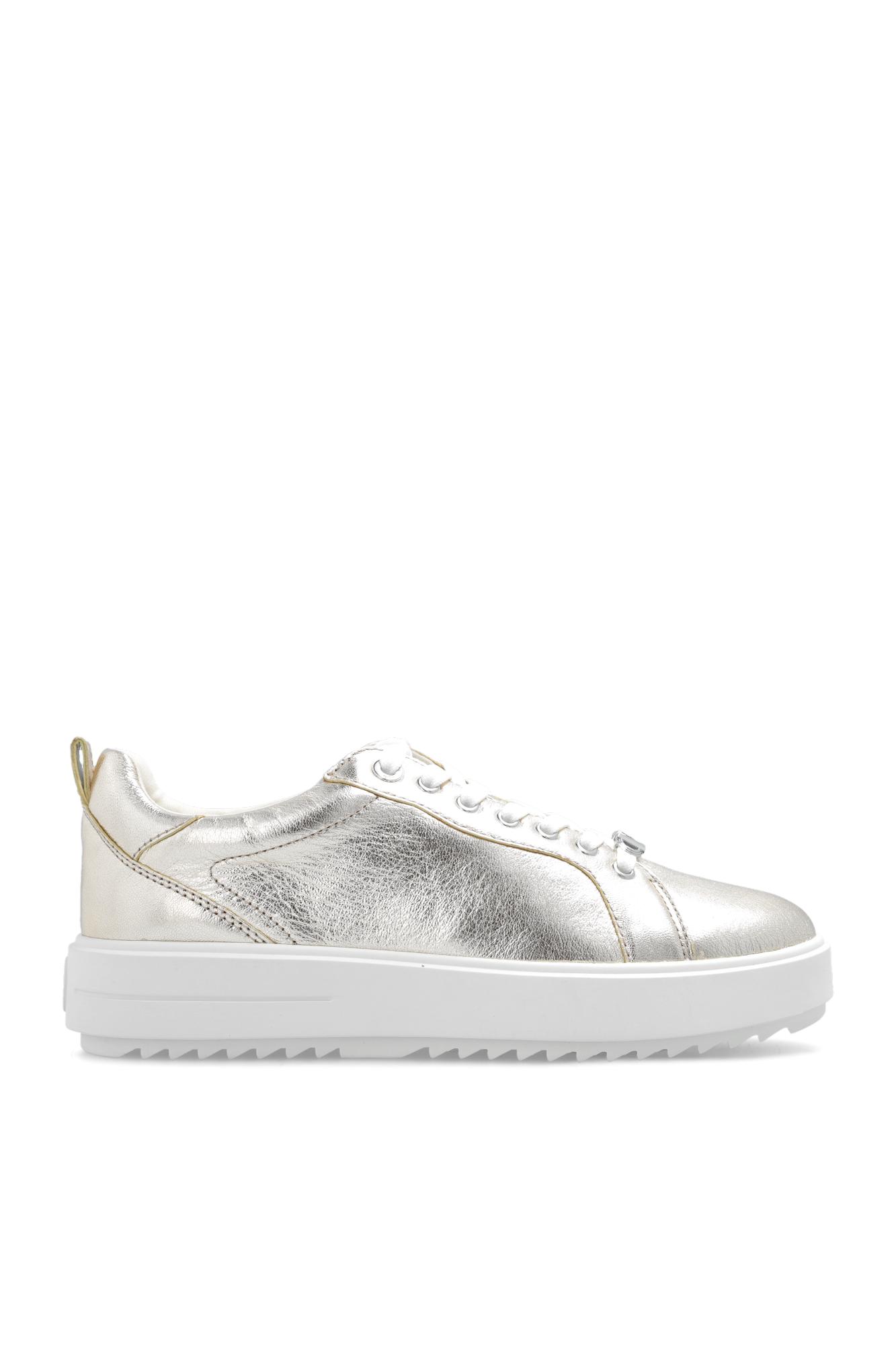MICHAEL Michael Kors 'emmett' Leather Sneakers in White | Lyst