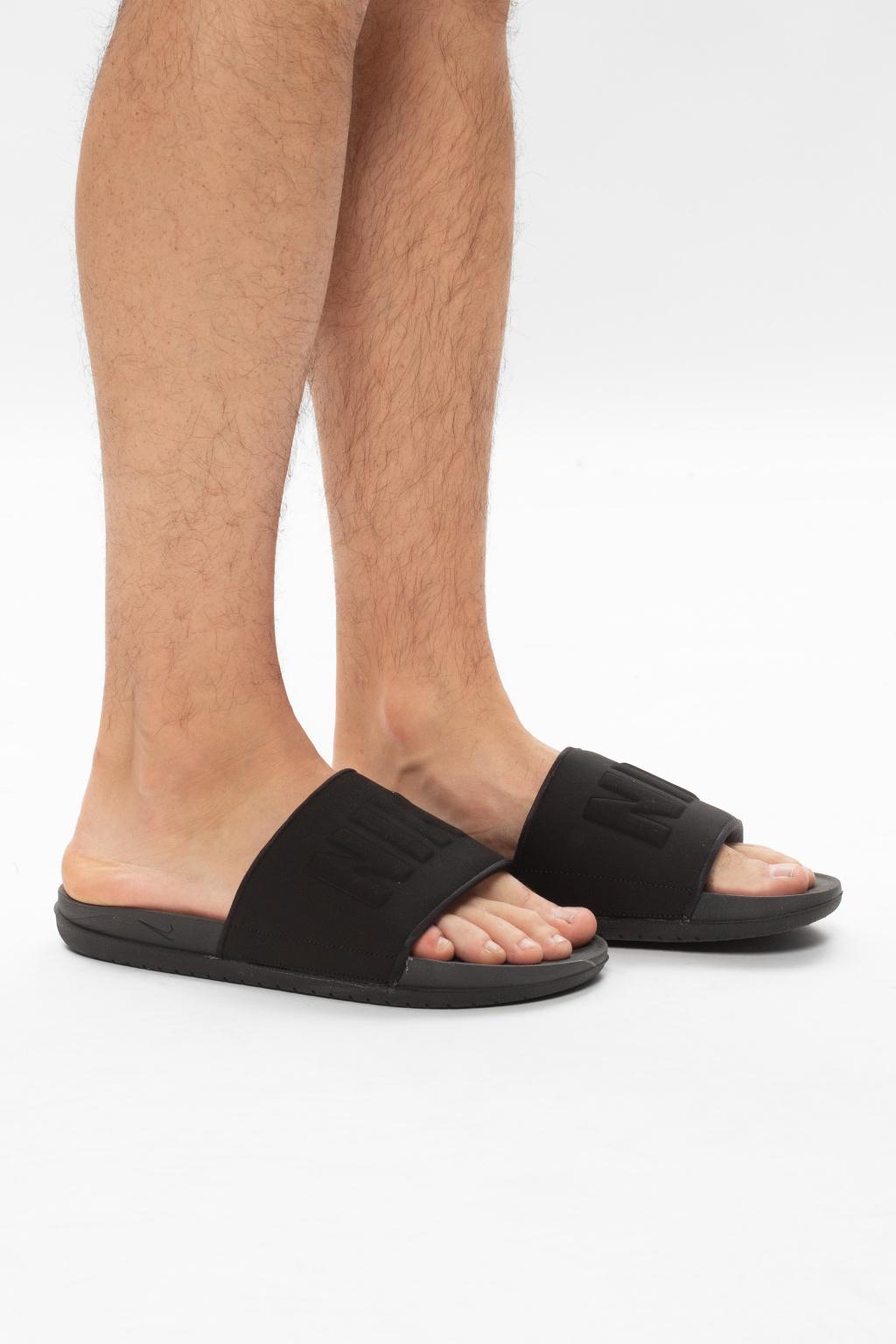 nike offcourt black men's slide