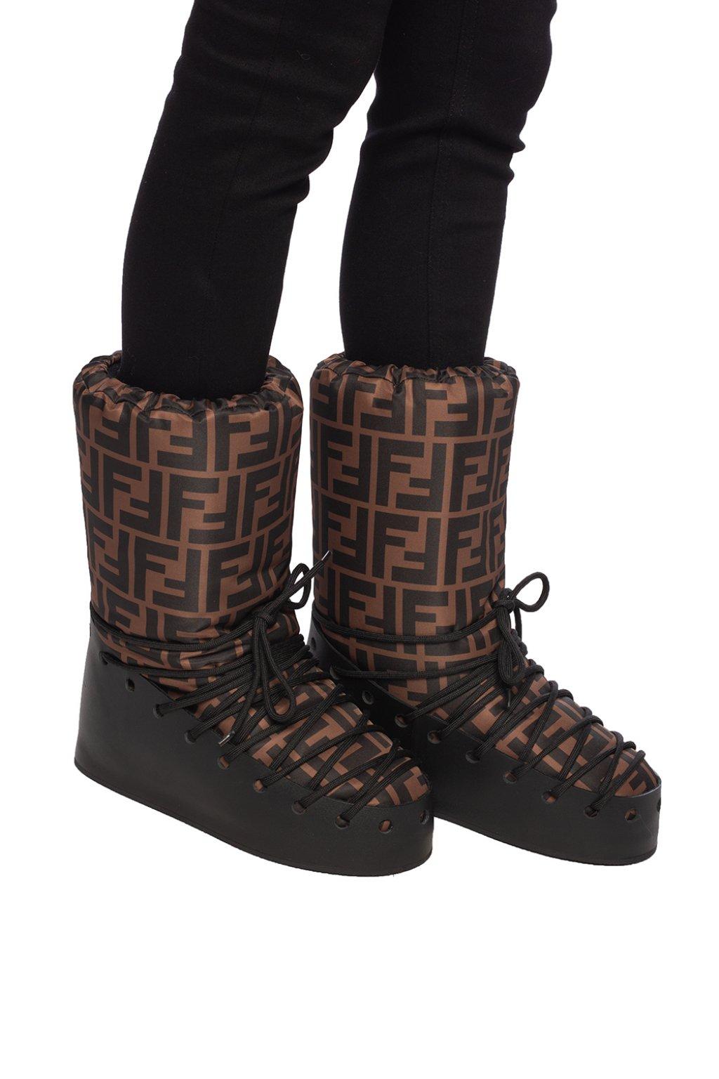 fendi shearling boots