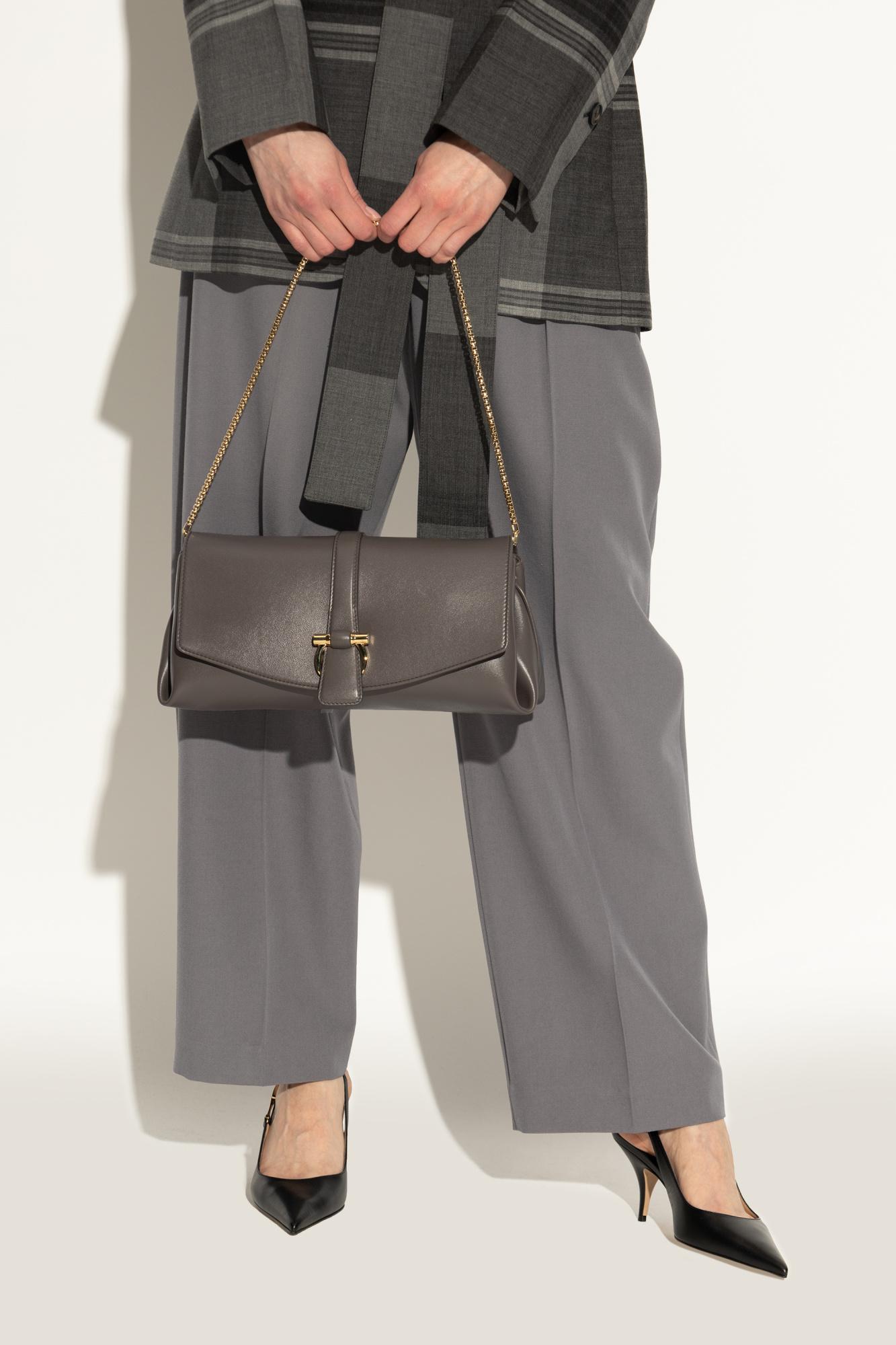 ショルダーバッグ・ポシェット FERRAGAMO SHOULDER BAGS SALVATORE FERRAGAMO】 Gancini Shoulder Bag (FERRAGAMO