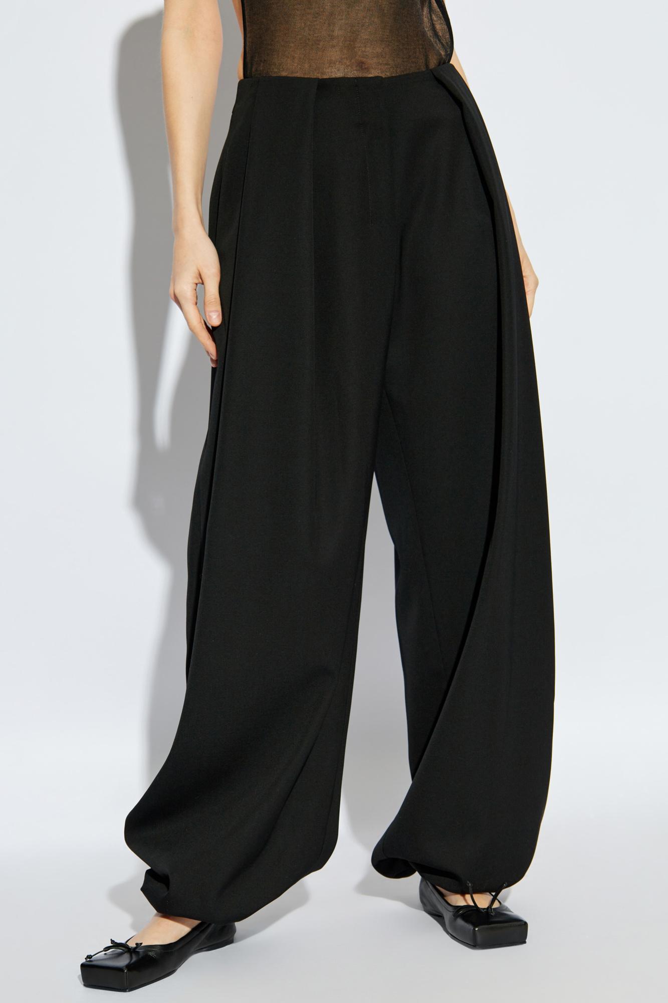 Jacquemus Trousers 'Melao' in Black | Lyst