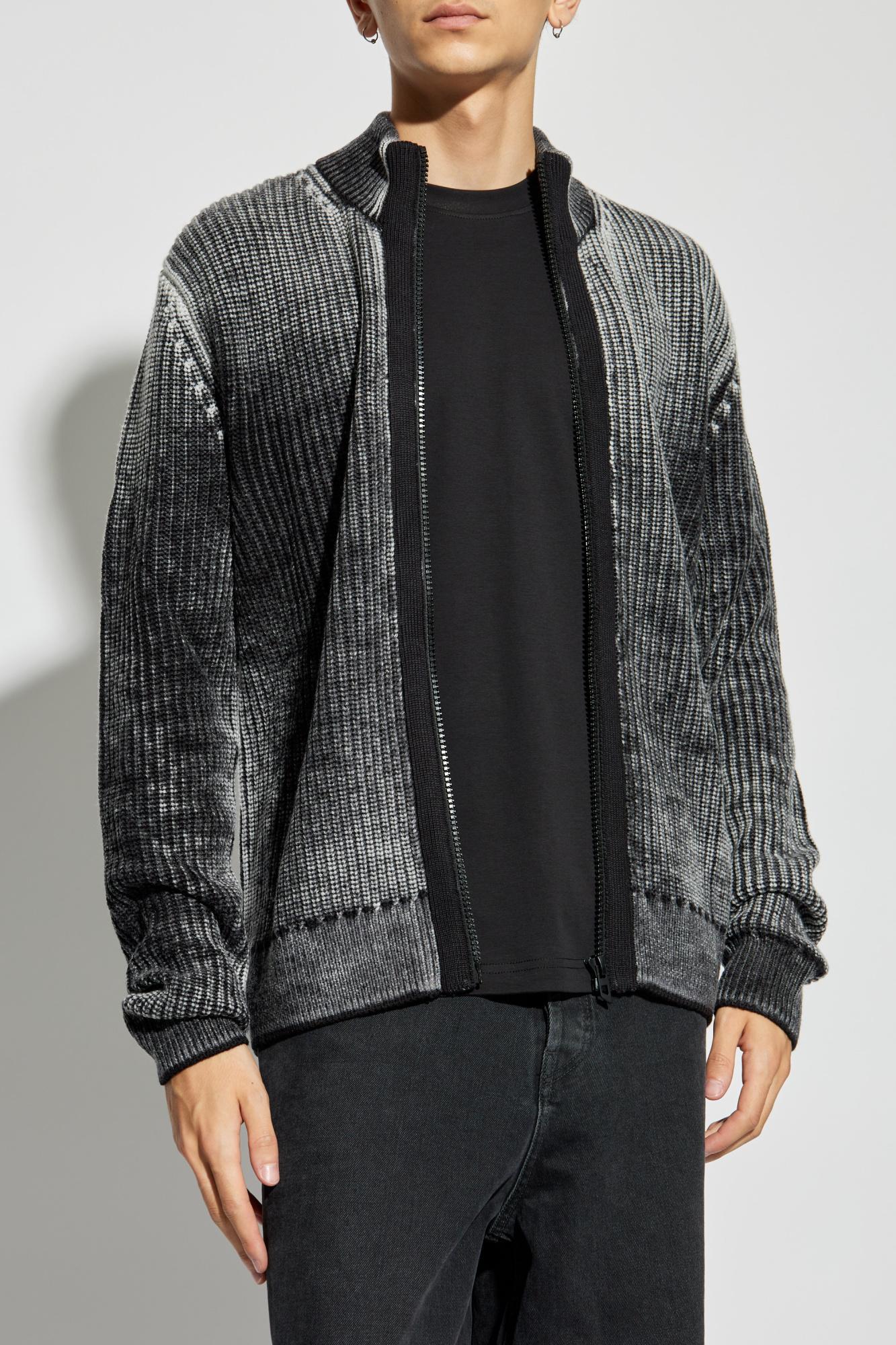 最安値で買 Diesel K-Addock Ribbed Cardigan Blue 【公式通販】