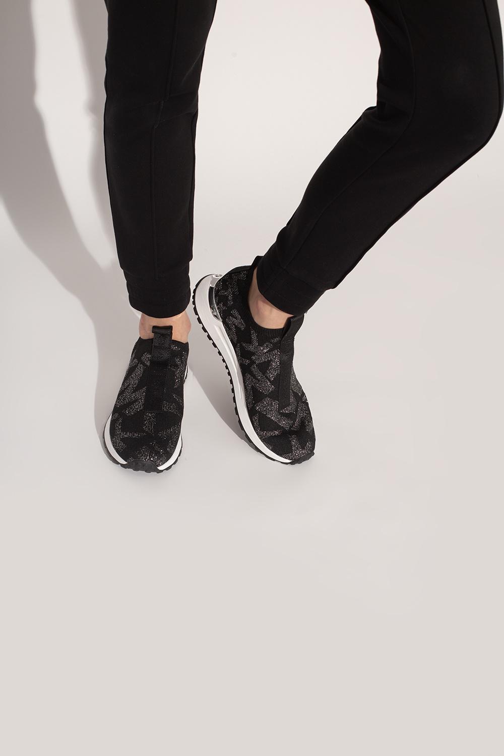 Michael Kors 'bodie' Slip-on Sneakers in Black | Lyst