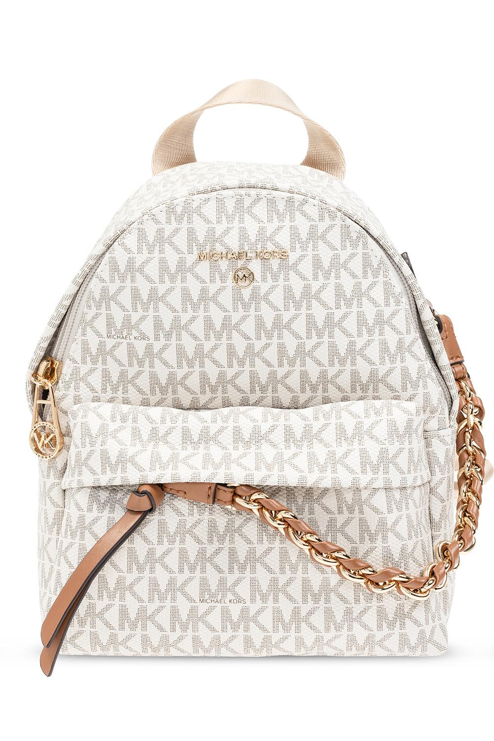 michael kors backpack cream
