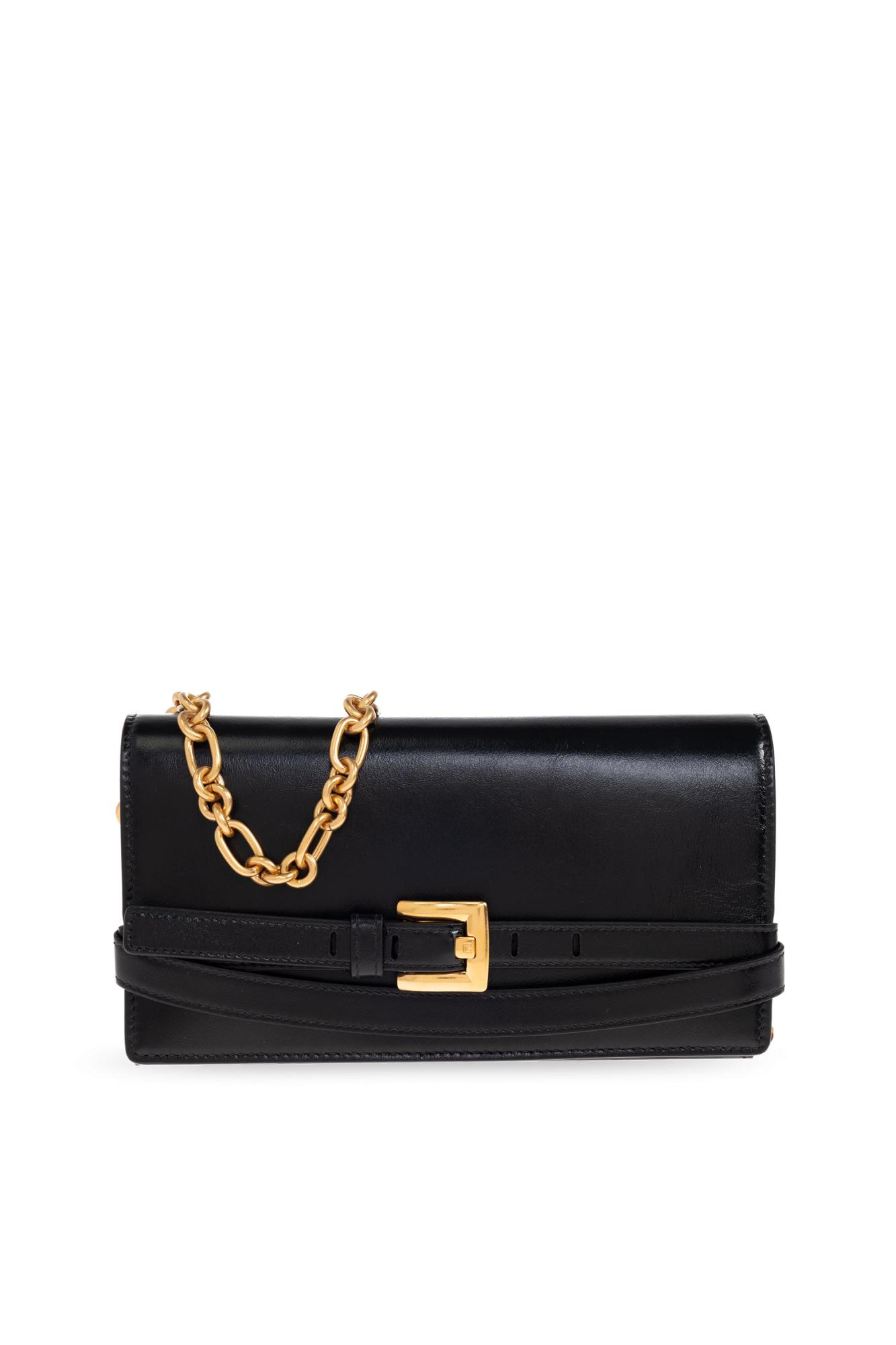 クラッチバッグ BALMAIN Woman Clutch Black FN1OC262LVGX 0PA Anthem calfskin leather clutch black black - Women | BALMAIN