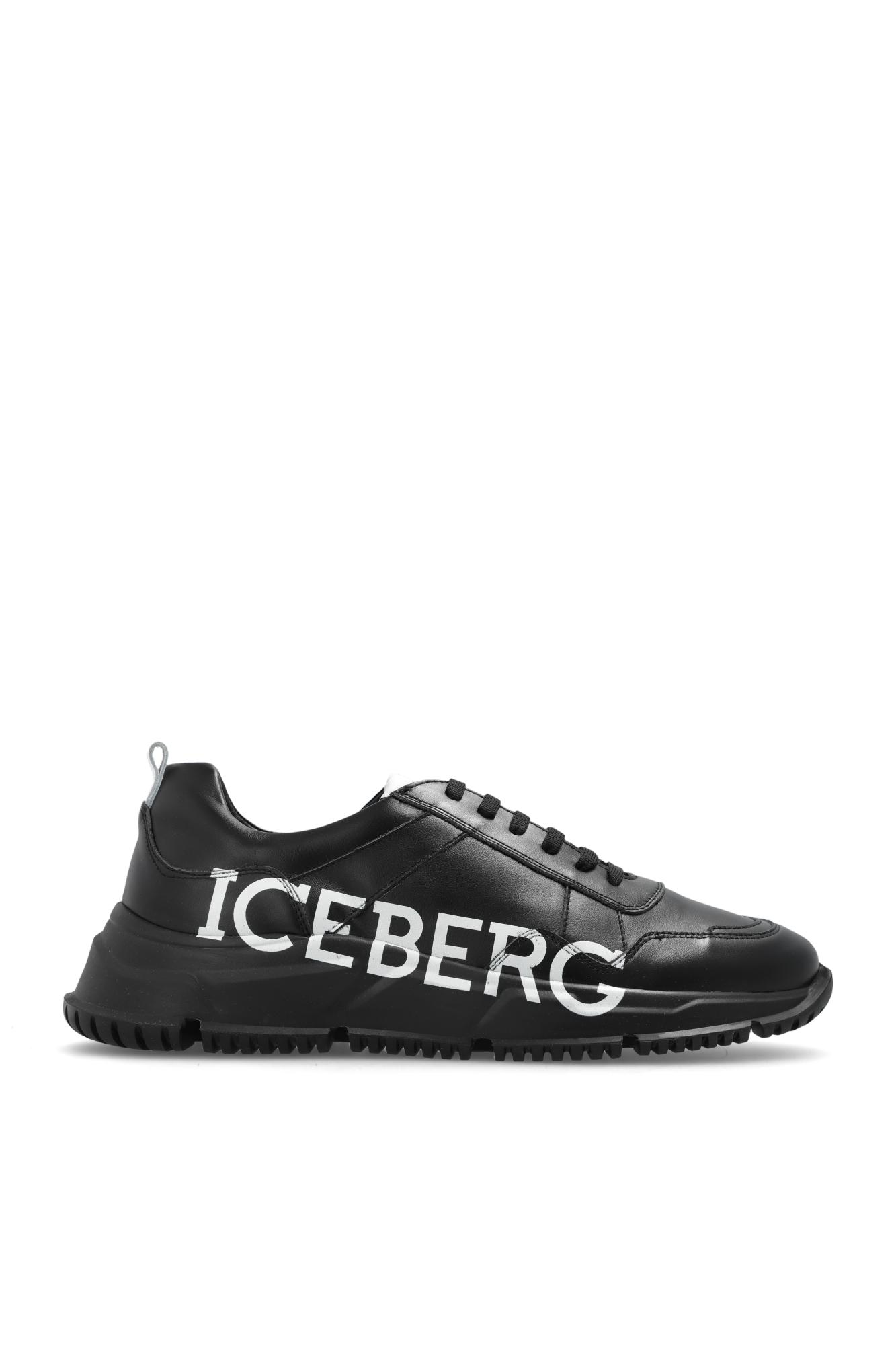 Iceberg Sneakers With Logo in Black for Men | Lyst