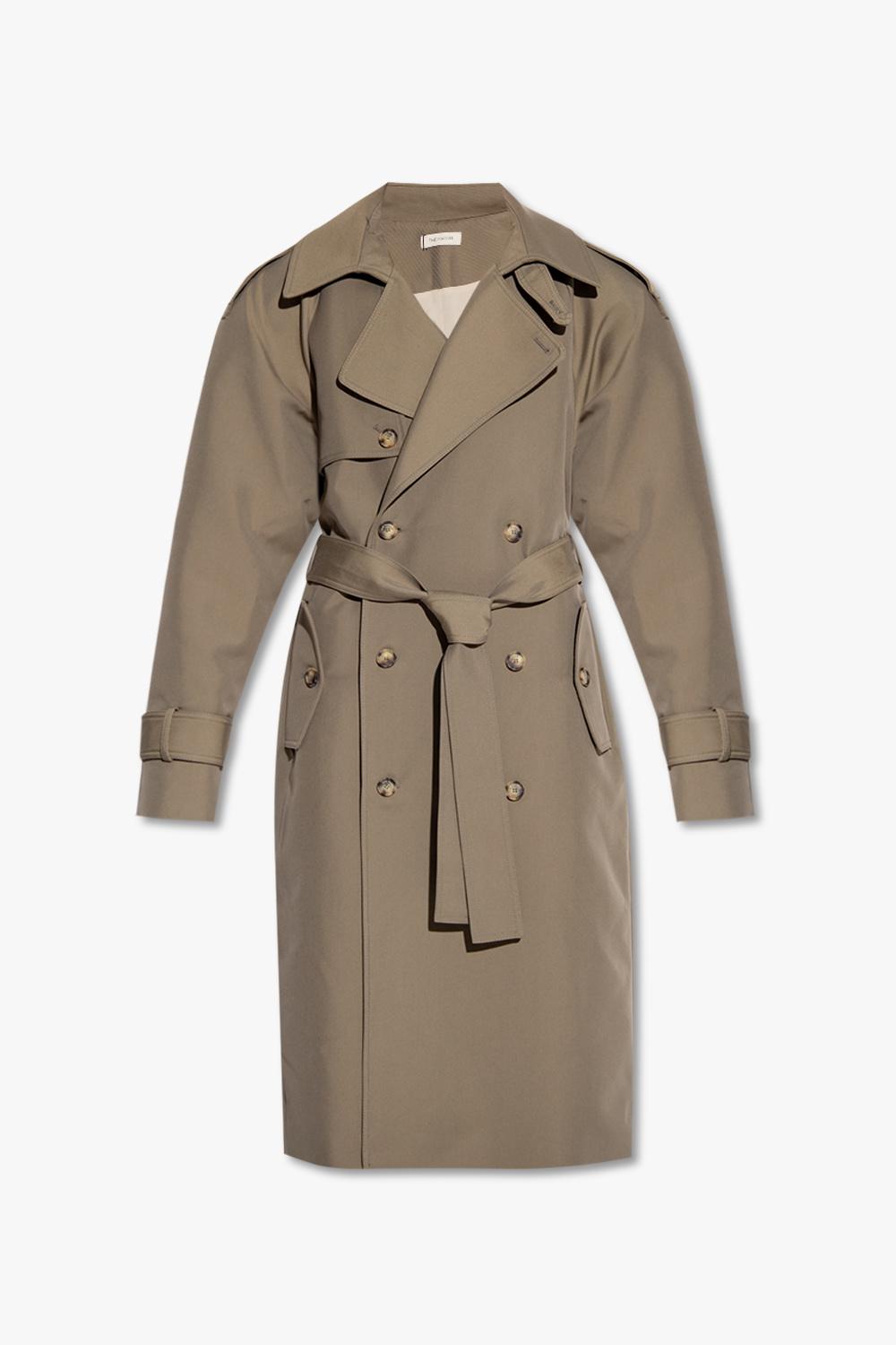 The Mannei Synthetic Soria Coat Mafraq Tailored Trench Coat in Onyx Natural Womens Clothing Coats Raincoats and trench coats 