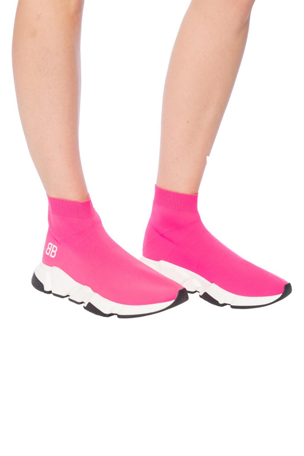 pink balenciaga socks