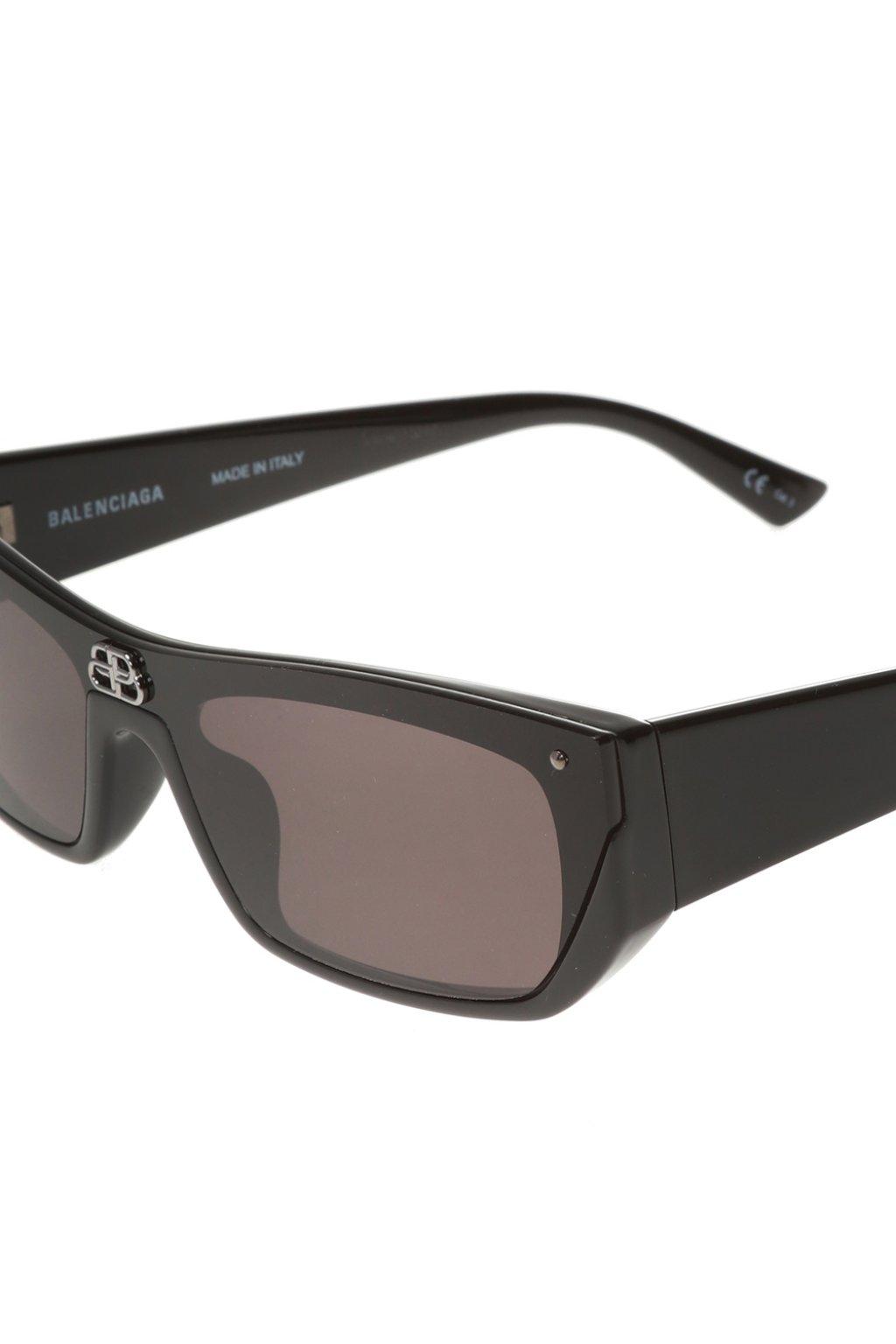 Balenciaga Sunglasses With Logo Black for Men Lyst