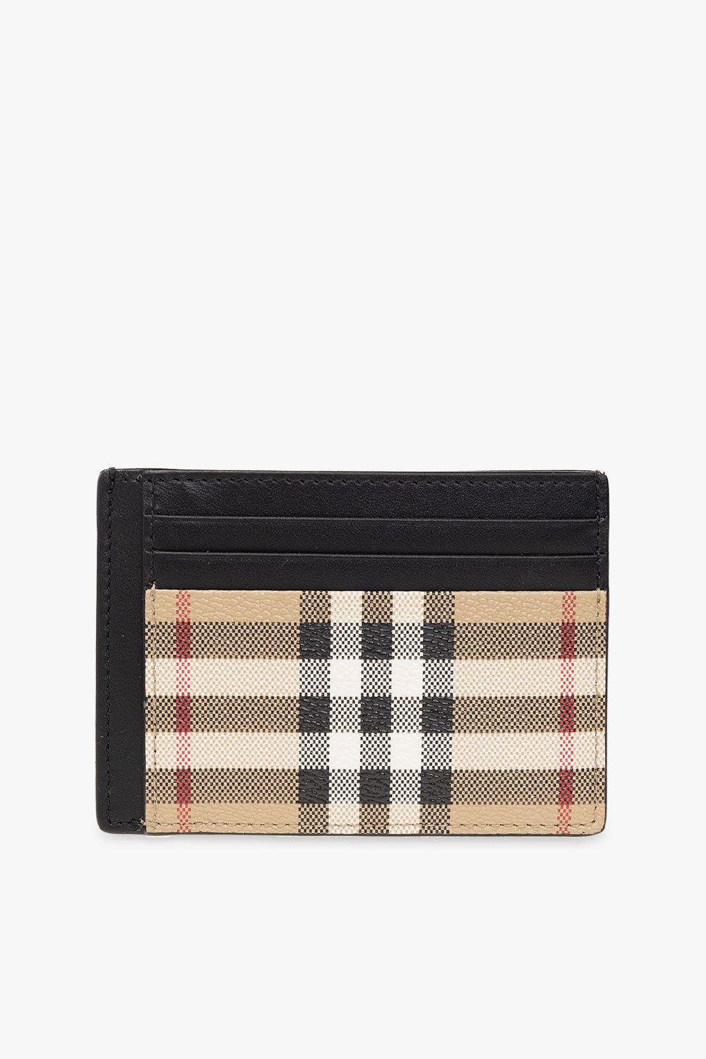 Burberry Card Holder in Black for Men Lyst
