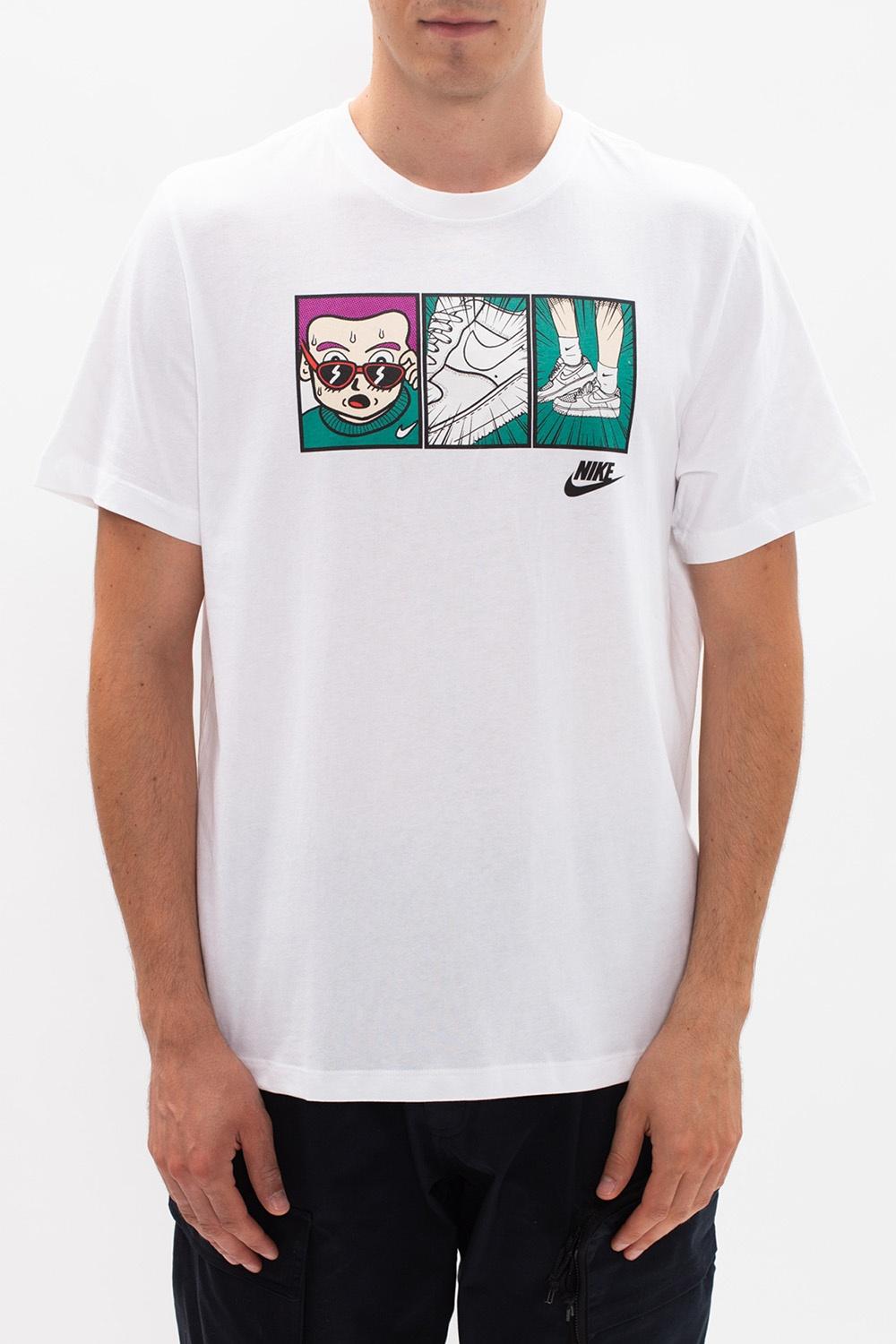 mens nike logo t shirt