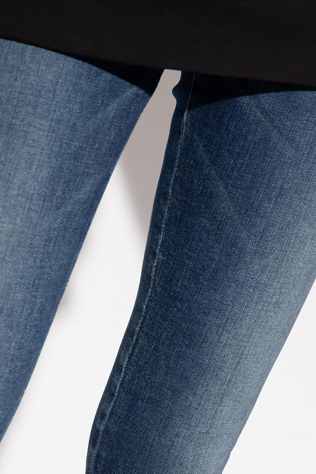 DIESEL Denim '2017 Slandy' Super Skinny Jeans in Navy Blue (Blue 