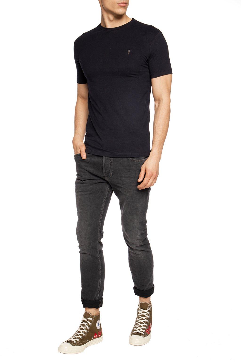 cdg play converse green