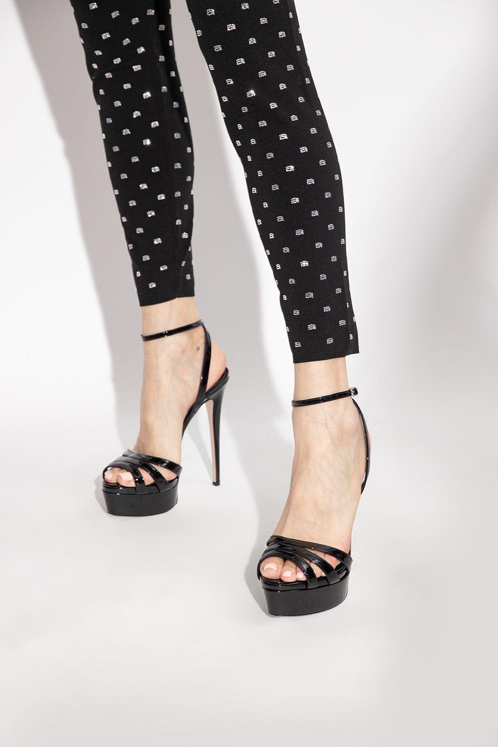 Le Silla 'lola' Platform Sandals in Black | Lyst