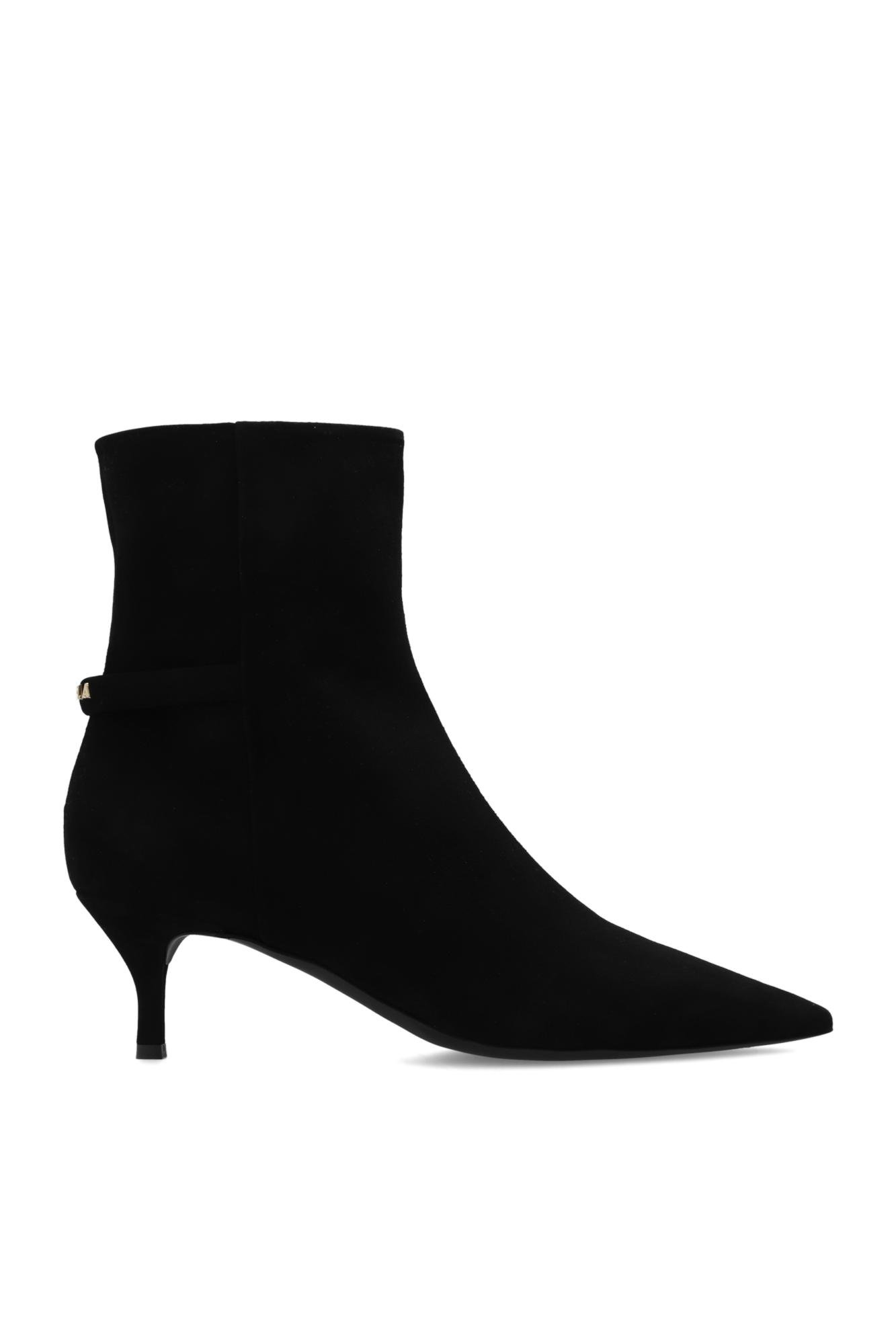 Furla 'core' Heeled Ankle Boots in Black | Lyst