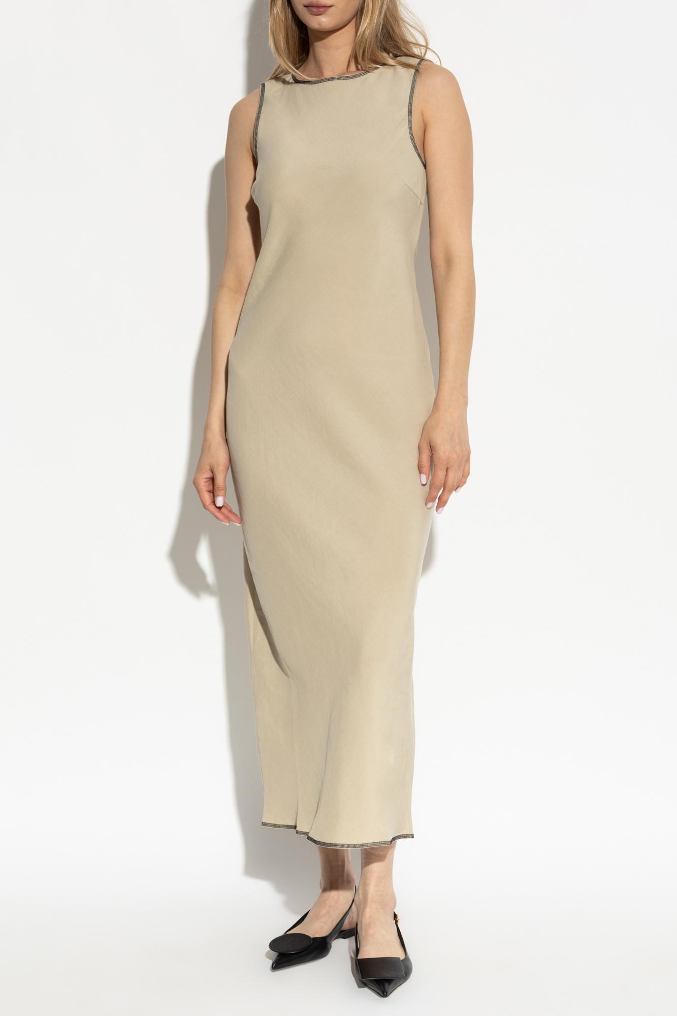 ワンピース SAMSOE SAMSOE Women Dresses F20400287 0 ANGORA Beige Samsøe & Samsøe Maxi dresses for Women | Online Sale up to