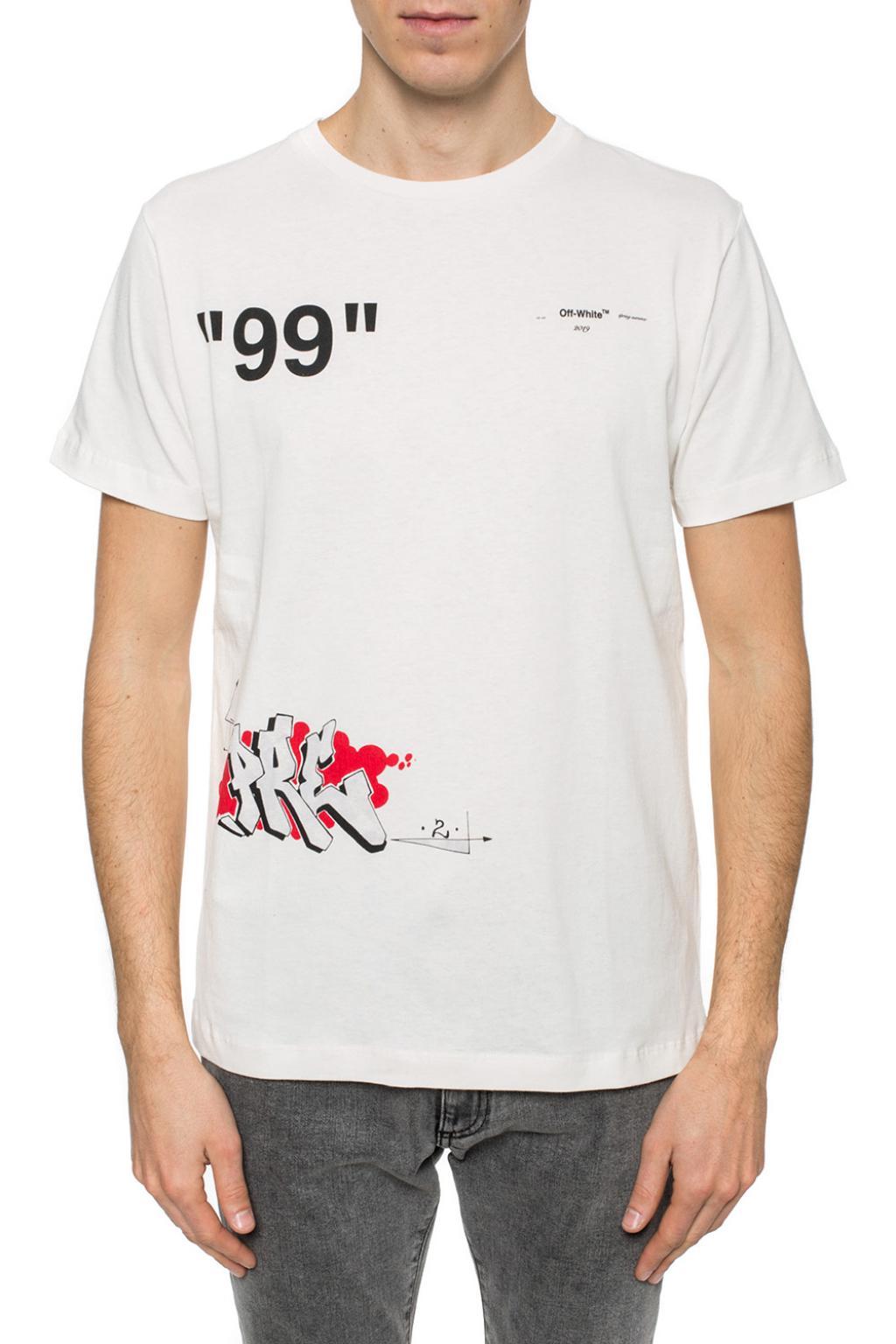 Off-White c/o Virgil Abloh Cotton Cream Dondi Bus T-shirt in White for Men  | Lyst