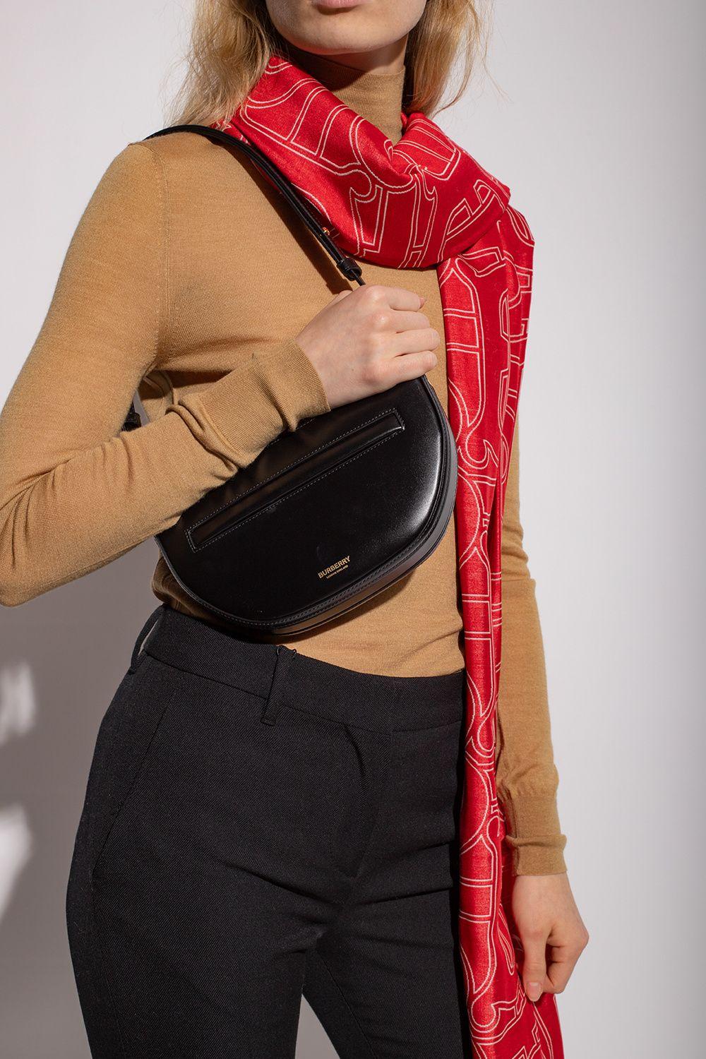 Burberry 'olympia Mini' Shoulder Bag in Black | Lyst