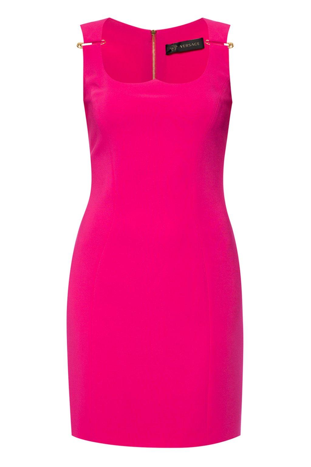 Versace Safetypin Strappy Dress in Pink Save 50 Lyst