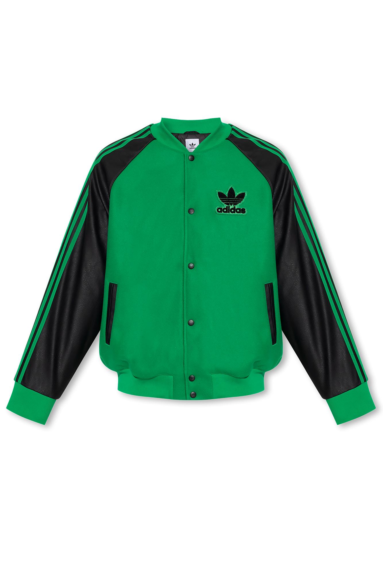 adidas Originals Bomber Jacket in Green for Men | Lyst