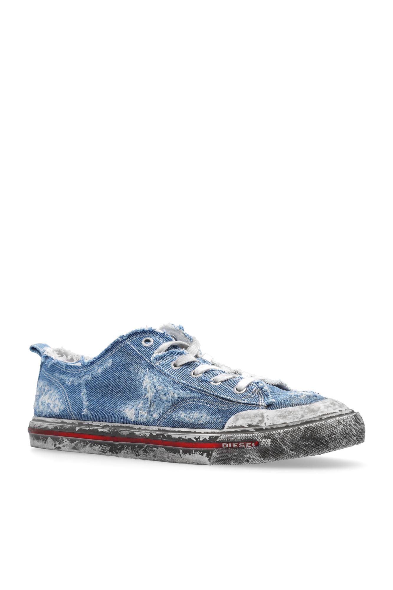 Distressed effect Denim Sneakers