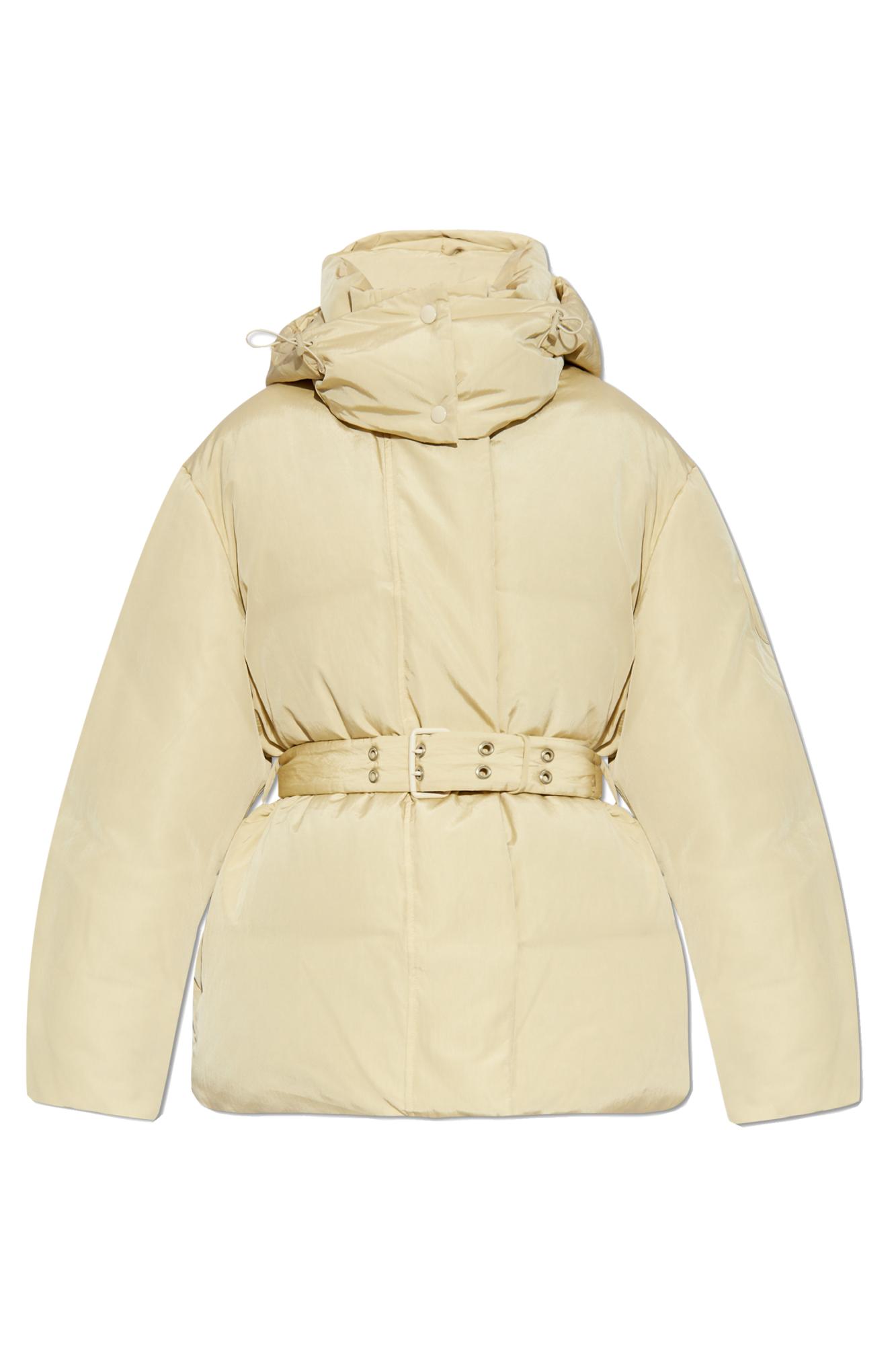 Cotton Blend Acne Studios Belted Down Coat Acne Studio Belted Wool