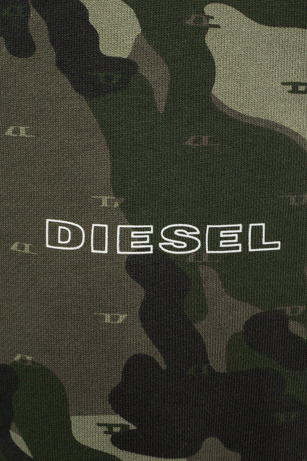 DIESEL Cotton Camo Sweatpants in Green for Men Lyst