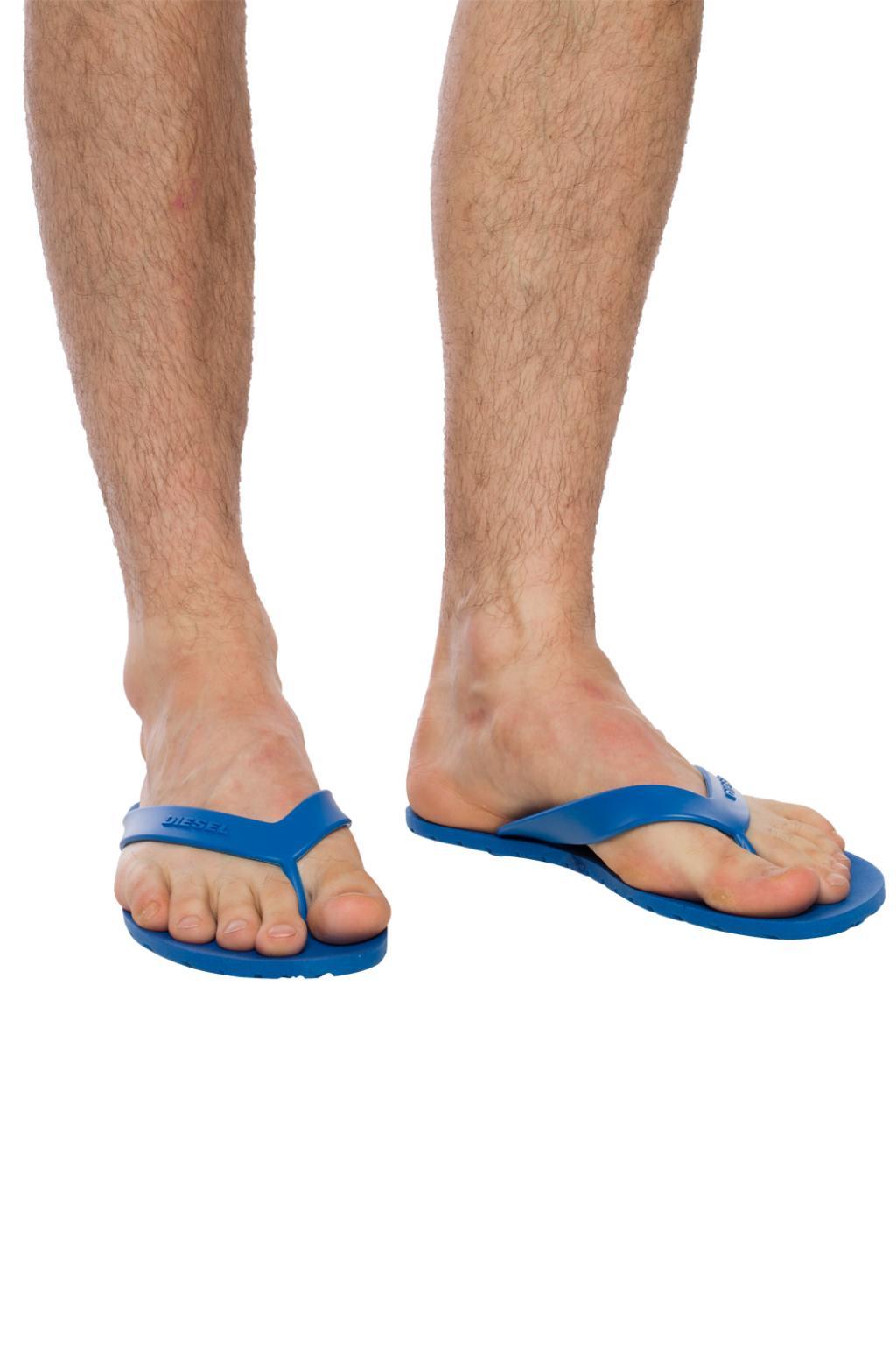 diesel splish flip flops