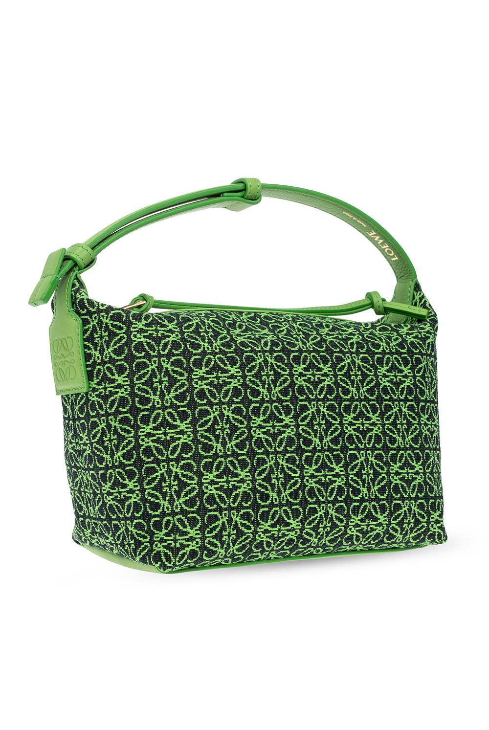 Loewe Canvas 'cubi Small' Shoulder Bag in Green - Lyst
