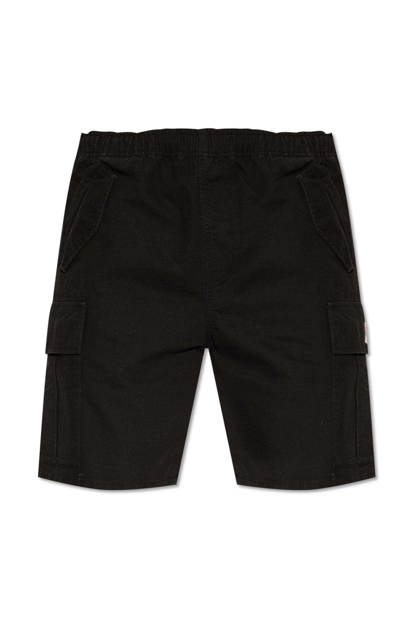 Stussy Cargo Shorts in Black | Lyst