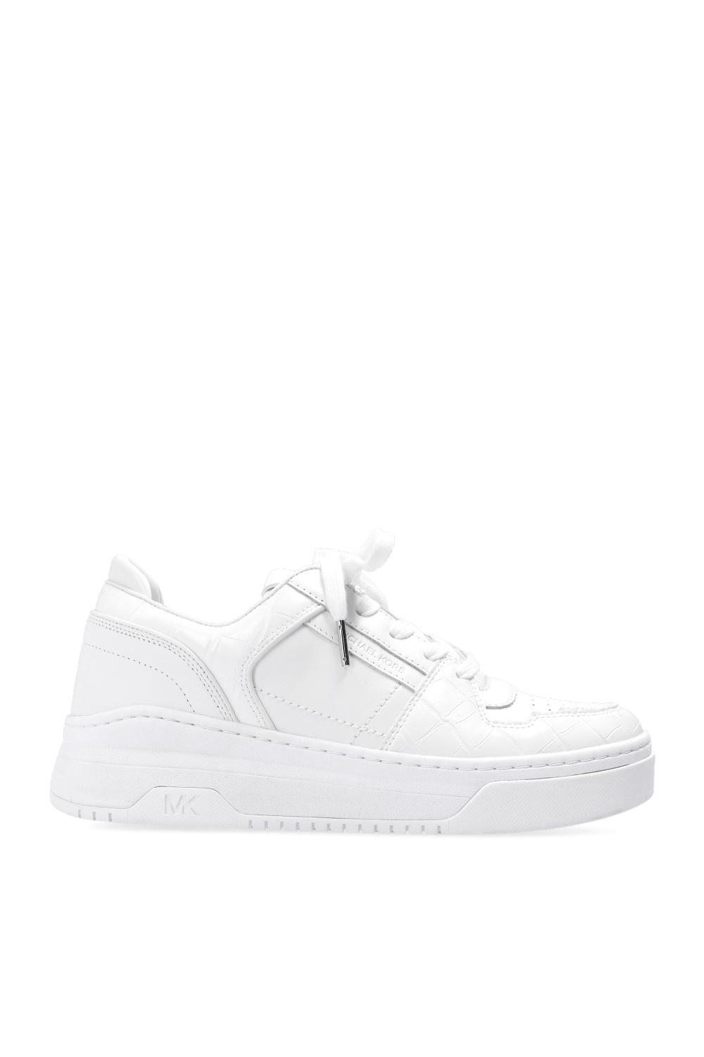 MICHAEL Michael Kors 'lexi' Lace-up Sneakers in White | Lyst Australia