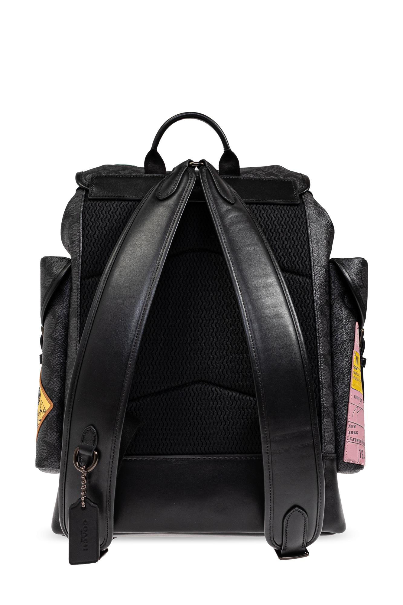 coach-GREY-Backpack-With-