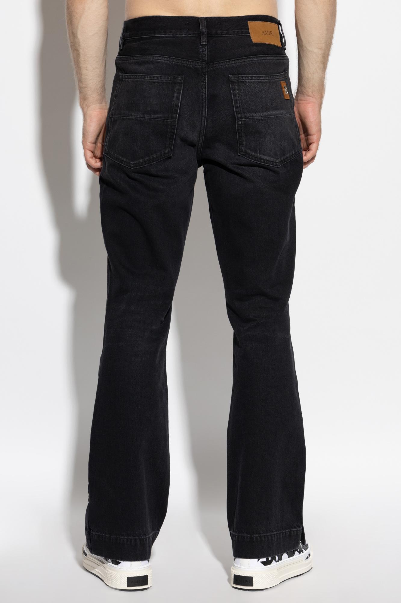 Amiri Jeans With Logo in Black for Men Lyst UK