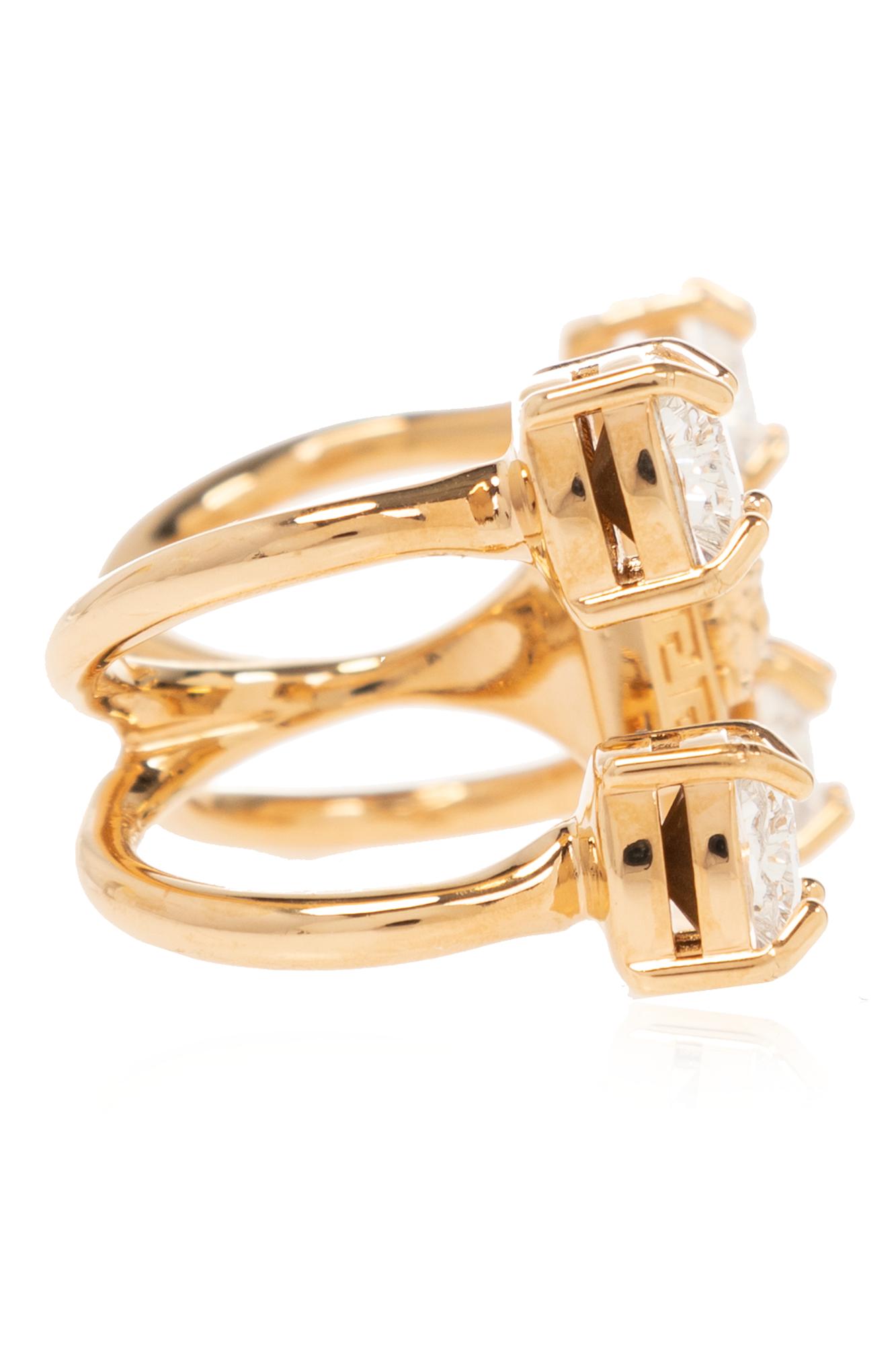 Versace double shop ring