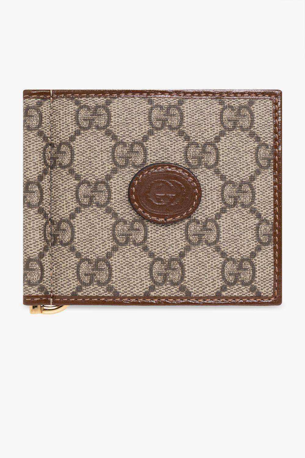 Gucci Bi-fold Wallet With Logo in Natural for Men | Lyst