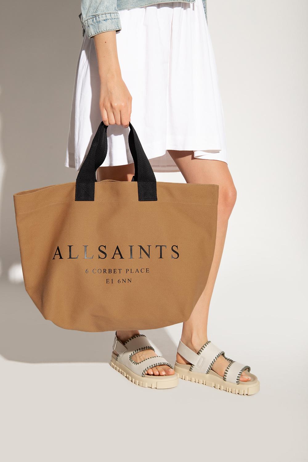 AllSaints 'ali' Shopper Bag in Brown | Lyst