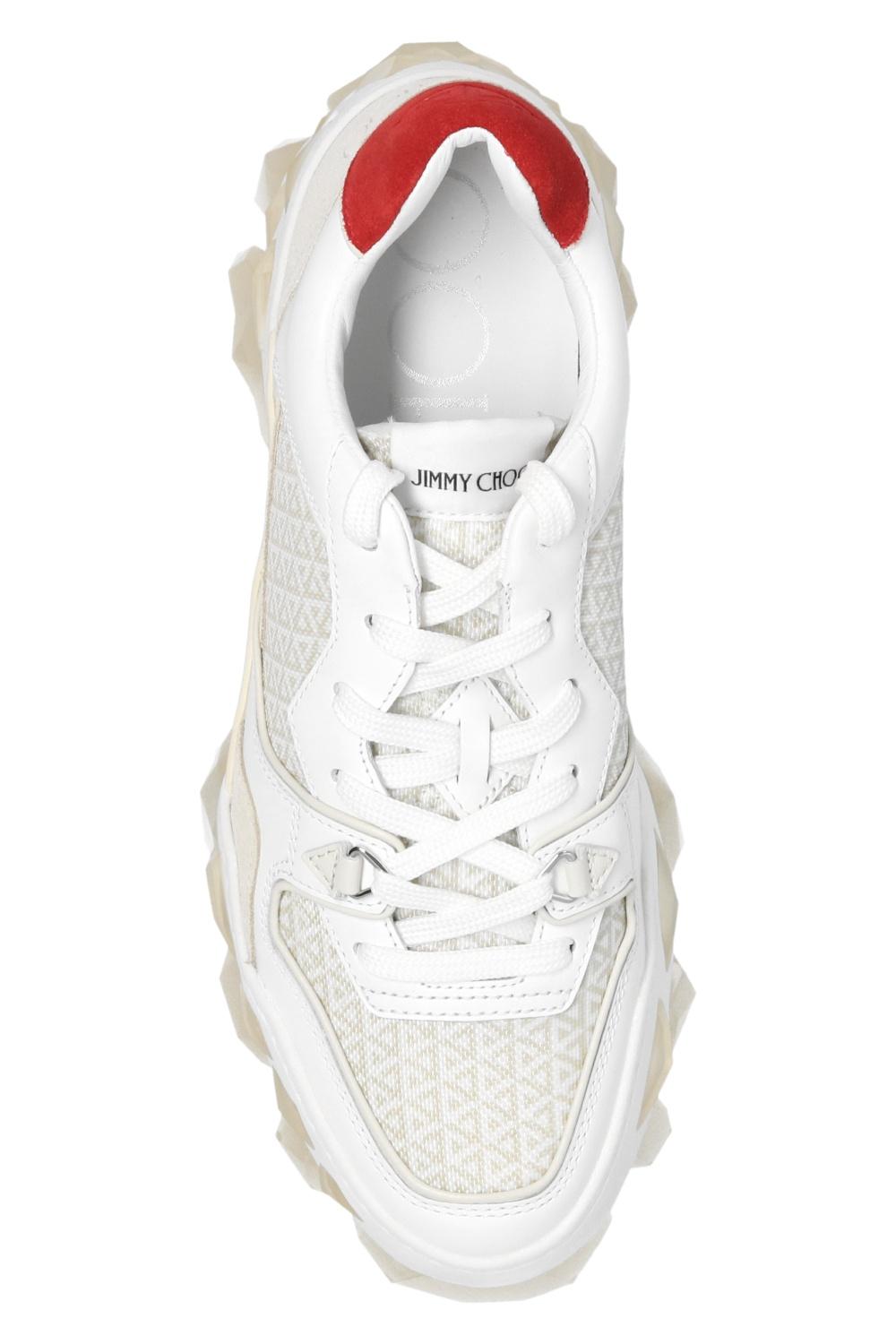 Jimmy Choo Leather 'diamond X Trainer' Sneakers in White for Men 