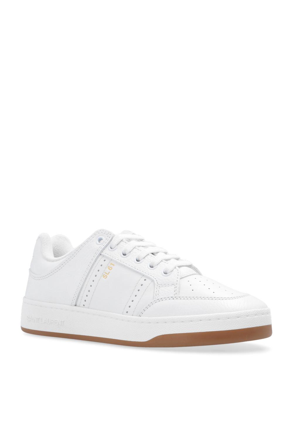 Saint Laurent Leather 'sl/61' Sneakers in White - Lyst