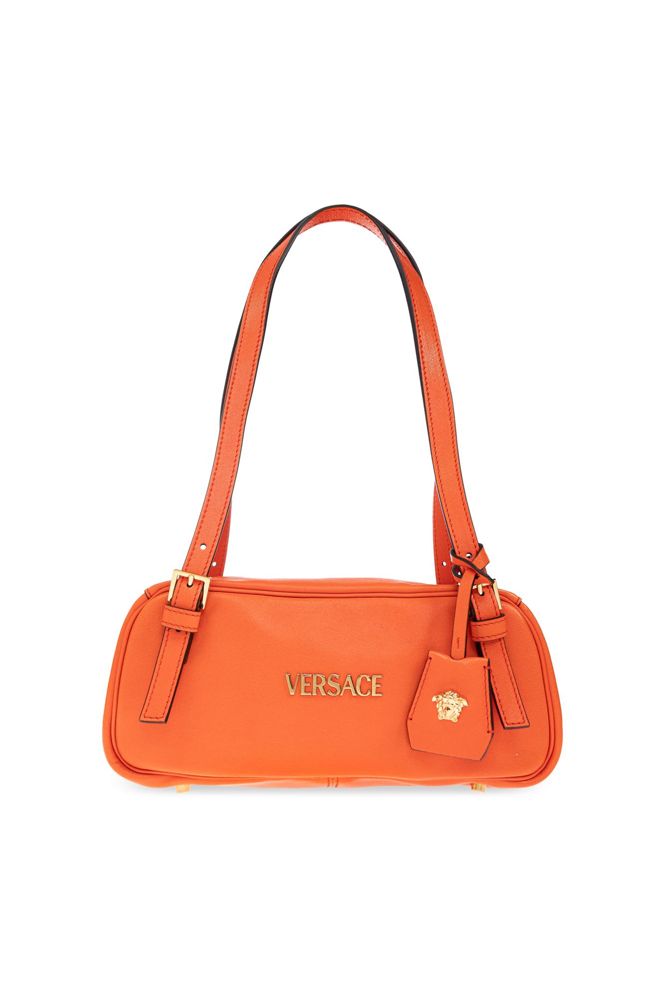 【関税&送料込】Versace Shoulder Bag Tag レディース ヴェルサーチェタグ コレクション：レザーバッグ