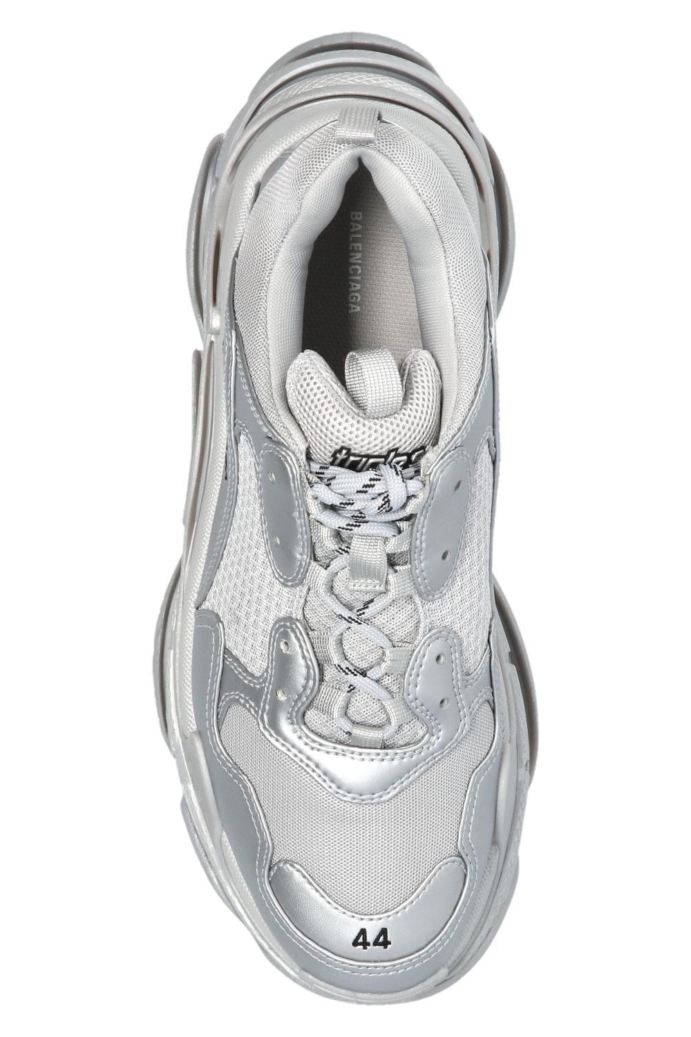 Balenciaga 'triple S' Sneakers in Metallic for Men | Lyst
