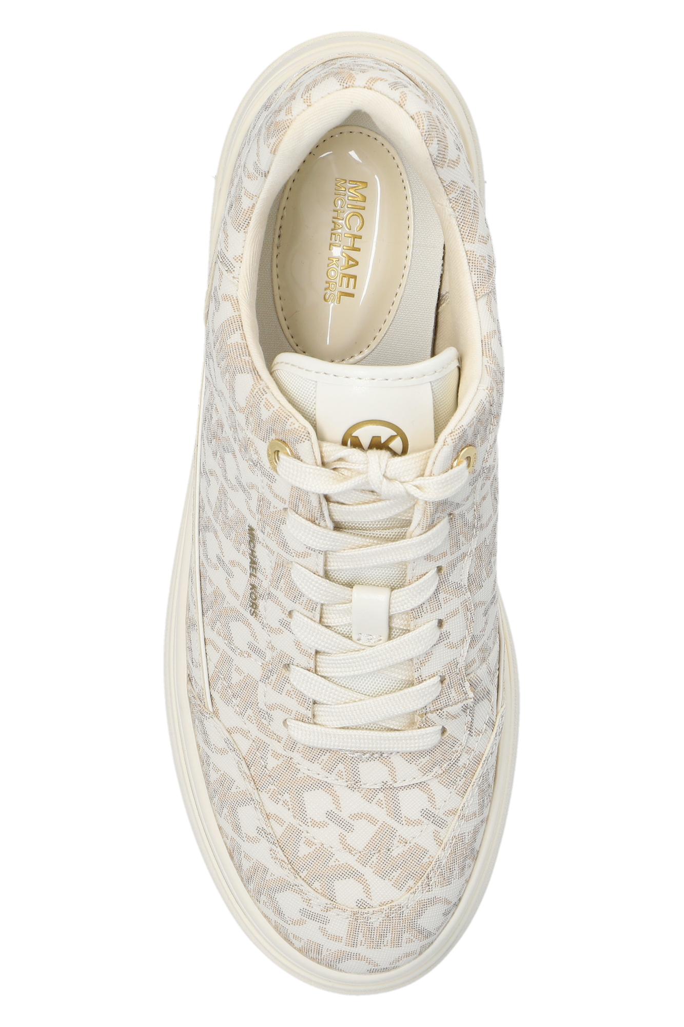 Michael kors white clearance platform sneakers