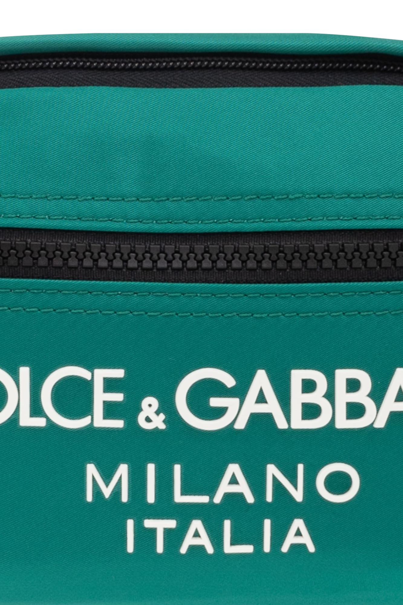 Dolce & Gabbana raised-logo Belt Bag - Green
