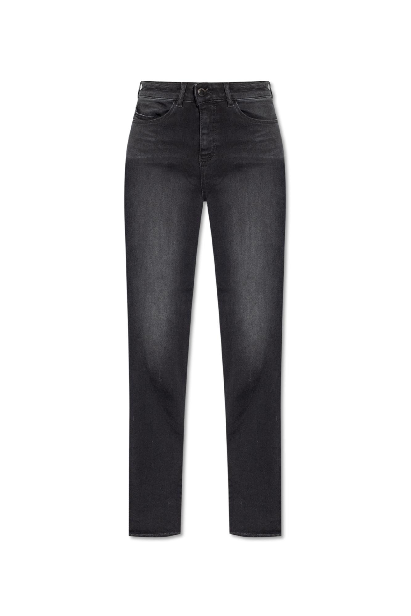 Emporio Armani 'j18' Slim Fit Jeans in Black | Lyst
